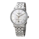 Tissot T Classic Carson Premium Powermatic 80 White Dial Silver Steel Strap Watch For Men - T122.407.11.031.00 Authentic Buy Shop Now