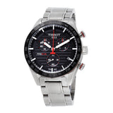 Tissot T Sport PRS 516 Chronograph Black Dial Silver Steel Strap Watch For Men - T100.417.11.051.01 Authentic Buy Shop Now