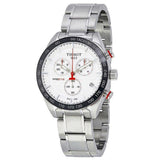 Tissot T Sport PRS 516 Chronograph White Dial Silver Steel Strap Watch For Men - T100.417.11.031.00 Authentic Buy Shop Now