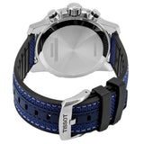 Tissot Supersport Chrono Black Dial Blue Nylon Strap Watch for Men - T125.617.17.051.03 Authentic Buy Shop Now