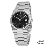 Tissot PRX Powermatic 80 Black Dial Silver Steel Strap Watch for Men - T137.407.11.051.00 Authentic Buy Shop Now