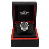 Tissot PRX Powermatic 80 Black Dial Black Leather Strap Watch for Men - T137.407.16.051.00 Authentic Buy Shop Now
