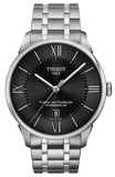 Tissot Chemin Des Tourelles Powermatic 80 Black Dial Silver Steel Strap Watch For Men - T099.407.11.058.00 Authentic Buy Shop Now