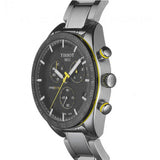 Tissot PRS 516 Chronograph Black Dial Silver Steel Strap Watch For Men - T100.417.11.051.00 Authentic Buy Shop Now