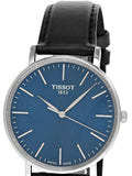Tissot Everytime Gent Blue Dial Black Leather Strap Watch for Men - T143.410.16.041.00 Authentic Buy Shop Now