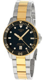Tissot Seastar 1000 Black Dial Two Tone Steel Strap Watch for Women - T120.210.22.051.00 Authentic Buy Shop Now