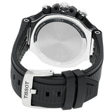 Tissot T Race Chronograph White Dial Black Rubber Strap Watch For Men - T141.417.17.011.00 Authentic Buy Shop Now