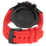 Tissot T Race Chronograph Black Dial Red Rubber Strap Watch For Men - T141.417.37.057.01 Authentic Buy Shop Now