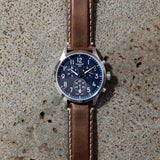 Tissot Chrono XL Vintage Blue Dial Brown Leather Strap Watch For Men - T116.617.16.042.00 Authentic Buy Shop Now