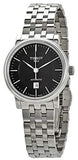 Tissot Carson Automatic Black Dial Silver Steel Strap Watch For Women - T085.207.11.051.00 Authentic Buy Shop Now
