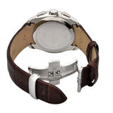 Tissot Couturier Chronograph White Dial Brown Leather Strap Watch For Men - T035.617.16.031.00 Authentic Buy Shop Now