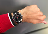 Tissot PRC 200 Chronograph Black Dial Black Rubber Strap Watch for Men - T114.417.17.057.00 Authentic Buy Shop Now
