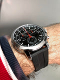 Tissot PRC 200 Chronograph Black Dial Black Rubber Strap Watch for Men - T114.417.17.057.00 Authentic Buy Shop Now