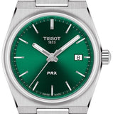 Tissot PRX Green Dial Silver Steel Strap Watch for Women - T137.210.11.081.00 Authentic Buy Shop Now