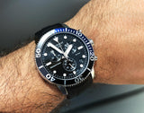 Tissot Seastar 1000 Chronograph Black Dial Black Rubber Strap Watch For Men - T120.417.17.051.02 Authentic Buy Shop Now