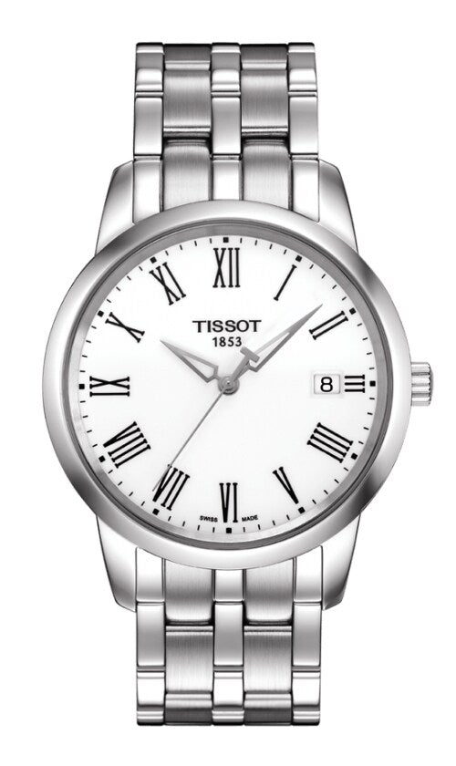 Tissot T Classic Dream White Dial Silver Steel Strap Watch For Men - T033.210.11.013.00 Authentic Buy Shop Now