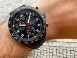 Tissot T Sport PRS 516 Chronograph Black Dial Black Leather Strap Watch for Men - T131.617.36.052.00 Authentic Buy Shop Now
