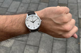 Tissot T Classic Tradition Silver Dial Brown Leather Strap Watch For Men - T063.610.16.038.00 Authentic Buy Shop Now