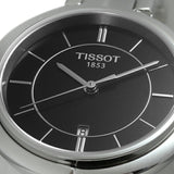 Tissot T Trend Flamingo Black Dial Silver Steel Strap Watch For Women - T094.210.11.051.00 Authentic Buy Shop Now