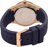 Guess Genesis Quartz Blue Dial Blue Silicone Strap Watch For Men - W1254G3 Authentic Buy Shop Now