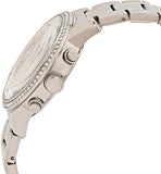 Guess Mini Sunrise Chronograph Quartz Silver Dial Silver Steel Strap Watch For Women - W0623L1 Authentic Buy Shop Now