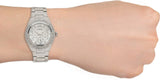 Guess Luna Diamonds Silver Dial Silver Steel Strap Watch for Women - W0729L1 Authentic Buy Shop Now