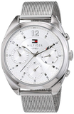 Tommy Hilfiger Mia Silver Dial Silver Mesh Bracelet Watch for Men - 1781628 Authentic Buy Shop Now