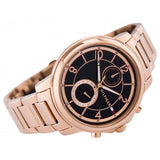 Tommy Hilfiger Claudia Black Dial Rose Gold Steel Strap Watch for Women - 1781820 Authentic Buy Shop Now