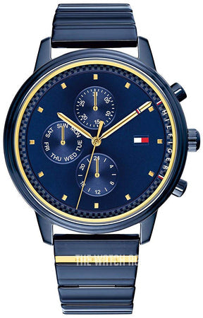 Tommy Hilfiger Blake Blue Dial Blue Steel Strap Watch for Women - 1781893 Authentic Buy Shop Now