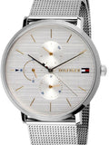 Tommy Hilfiger Jenna Quartz Silver Dial Silver Mesh Bracelet Watch For Women - 1781942 Authentic Buy Shop Now
