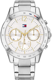 Tommy Hilfiger Haven Multifunction Chronograph White Dial Silver Steel Strap Watch For Women - 1782194 Authentic Buy Shop Now