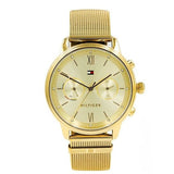 Tommy Hilfiger Blake Quartz Gold Dial Gold Mesh Bracelet Watch for Women - 1782302 Authentic Buy Shop Now