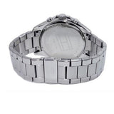 Tommy Hilfiger Luke Quartz Black Dial Silver Steel Strap Watch for Men - 1791120 Authentic Buy Shop Now