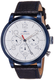 Tommy Hilfiger Jake Multi Function Quartz White Dial Black Leather Strap Watch for Men - 1791235 Authentic Buy Shop Now