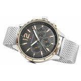 Tommy Hilfiger Gavin Chronograph Quartz Grey Dial Silver Mesh Bracelet Watch for Men - 1791466 Authentic Buy Shop Now