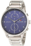 Tommy Hilfiger Chase Multifunction Blue Dial Silver Steel Strap Watch for Men - 1791575 Authentic Buy Shop Now