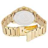 Tommy Hilfiger Chase Quartz White Dial Gold Steel Strap Watch for Men - 1791576 Authentic Buy Shop Now