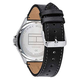 Tommy Hilfiger Shawn Multifunction Quartz Blue Dial Black Leather Strap Watch for Men - 1791616 Authentic Buy Shop Now