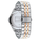 Tommy Hilfiger Shawn Quartz White Dial Two Tone Steel Strap Watch for Men - 1791617 Authentic Buy Shop Now
