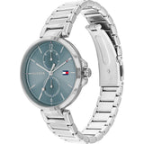 Tommy Hilfiger Angela Blue Dial Silver Steel Strap Watch for Women - 1782126 Authentic Buy Shop Now