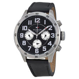 Tommy Hilfiger Sport Chronograph Black Dial Black Leather Strap Watch for Men - 1791050 Authentic Buy Shop Now