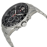 Tommy Hilfiger Luke Chronograph Black Dial Silver Steel Strap Watch for Men - 1791104 Authentic Buy Shop Now