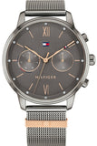 Tommy Hilfiger Blake Quartz Grey Dial Silver Mesh Bracelet Watch for Men - 1782304 Authentic Buy Shop Now