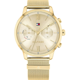 Tommy Hilfiger Blake Quartz Gold Dial Gold Mesh Bracelet Watch for Women - 1782302 Authentic Buy Shop Now