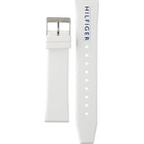 Tommy Hilfiger Denim Analog White Dial White Rubber Strap Watch for Men - 1791481 Authentic Buy Shop Now