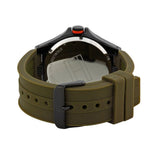 Tommy Hilfiger Drew Black Dial Green Rubber Strap Watch for Men - 1791065 Authentic Buy Shop Now
