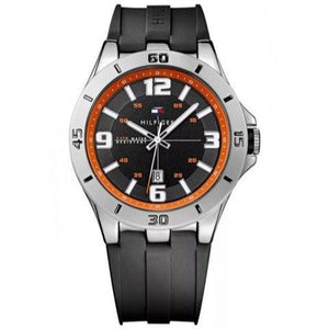 Tommy Hilfiger Drew Black Dial Black Rubber Strap Watch for Men - 1791064 Authentic Buy Shop Now