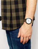 Tommy Hilfiger Luke Chronograph White Dial Gold Steel Strap Watch for Men - 1791121 Authentic Buy Shop Now