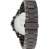 Tommy Hilfiger Henry Chronograph Grey Dial Grey Steel Strap Watch For Men - 1710479 Authentic Buy Shop Now