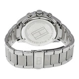 Tommy Hilfiger Hudson Chronograph Quartz Brown Dial Silver Steel Strap Watch For Men - 1791229 Authentic Buy Shop Now